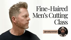Fine-Haired Men’s Cutting image